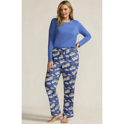 Lands' End Plus Size Pajama Gift Set In Multi