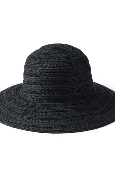 Lands' End Panama Hat In Black