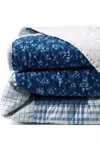 Lands' End Patchwork Quilt In Blue