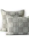Lands' End Patchwork Sham In Gray