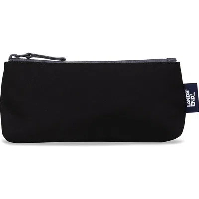 Lands' End Kids'  Pencil Pouch In Black