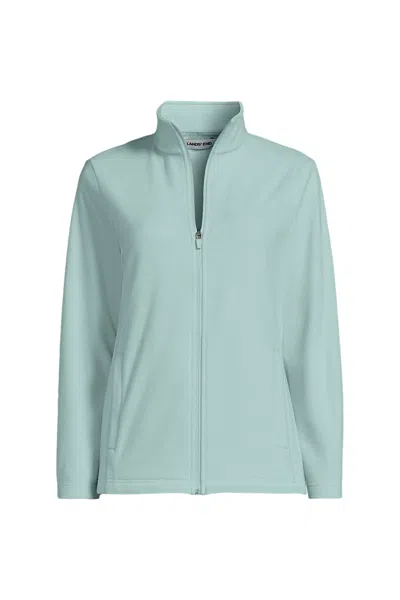 Lands' End Petite Anyweather Fleece Full Zip Jacket In Blue