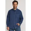 Lands' End Pinwale Corduroy Shirt In Light Indigo Blue