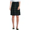 Lands' End School Uniform  Plaid Skort Top Of Knee In Hunter/classic Navy Plaid