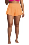 Lands' End 3" Pinchless Flutter Swim Short With Panty
