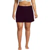 Lands' End Plus Size 5" Board Shorts With Panty In Dark Wine