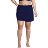 Lands' End Plus Size 5" Board Shorts With Panty In Deep Sea Navy
