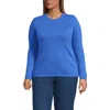 Lands' End Plus Size Cashmere Sweater In Blue