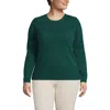 Lands' End Plus Size Cashmere Sweater In Green