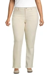 Lands' End Plus Size Denim Mid Rise Boyfriend Jeans In Natural