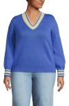 Lands' End Plus Size Drifter Set In Blue