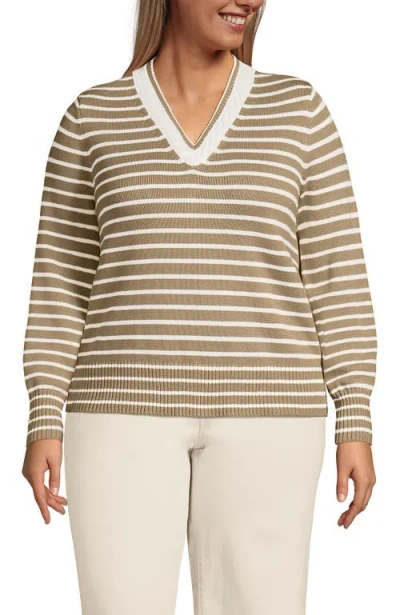 Lands' End Plus Size Drifter Set In Brown
