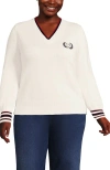 Lands' End Plus Size Drifter Set In Neutral