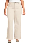 Lands' End Recover High Rise Wide Leg Blue Jeans In Natural