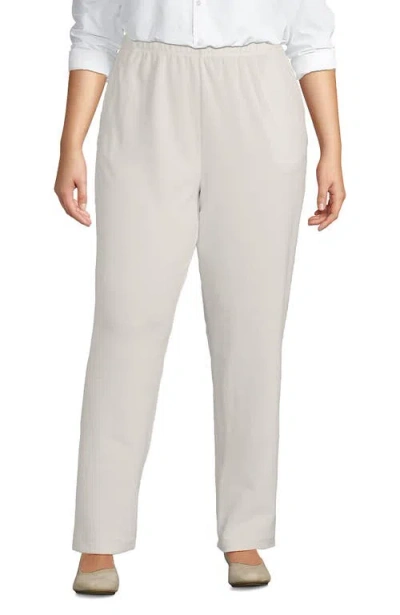 Lands' End Plus Size Sport Knit High Rise Corduroy Pants In Multi