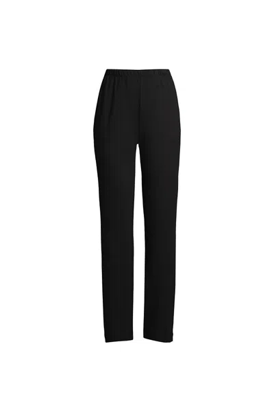 Lands' End Plus Size Sport Knit High Rise Pants In Purple