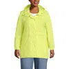 Lands' End Plus Size Squall Packable Waterproof Raincoat In Green
