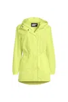 Lands' End Plus Size Squall Packable Waterproof Raincoat In Yellow