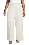 Lands' End Starfish High Rise Palazzo Pants In Ivory