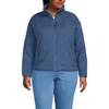 Lands' End Wanderfree Insulated Jacket In Light Indigo Blue