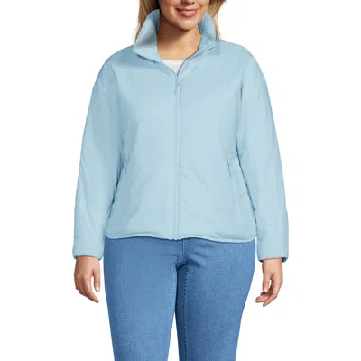 Lands' End Wanderfree Insulated Jacket In Sunwashed Blue