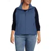 Lands' End Wanderfree Insulated Vest In Light Indigo Blue