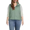 Lands' End Wanderfree Insulated Vest In Lily Pad Green