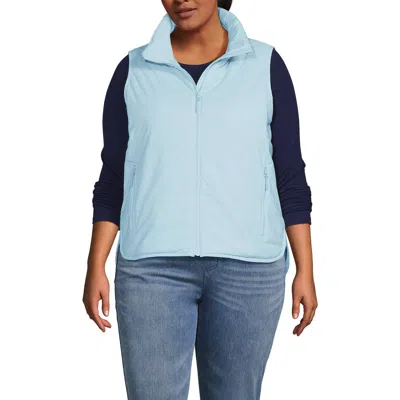 Lands' End Wanderfree Insulated Vest In Sunwashed Blue