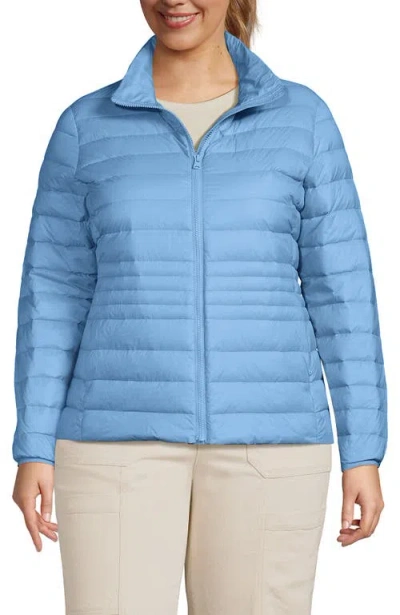 LANDS' END LANDS' END WANDERWEIGHT ULTRALIGHT PACKABLE DOWN JACKET