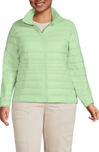 LANDS' END LANDS' END PLUS SIZE WANDERWEIGHT PACKABLE DOWN JACKET