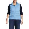 Lands' End Wanderweight Packable Ultralight Down Vest In Bermuda Blue