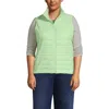 Lands' End Wanderweight Packable Ultralight Down Vest In Icy Mint Green
