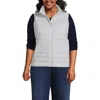 Lands' End Wanderweight Packable Ultralight Down Vest In Light Mist