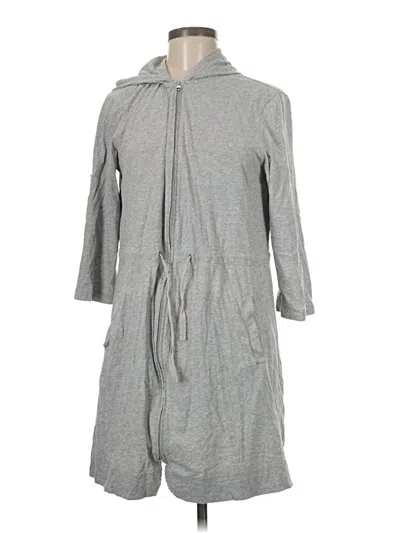 Pre-owned Lands' End Poncho In Gray