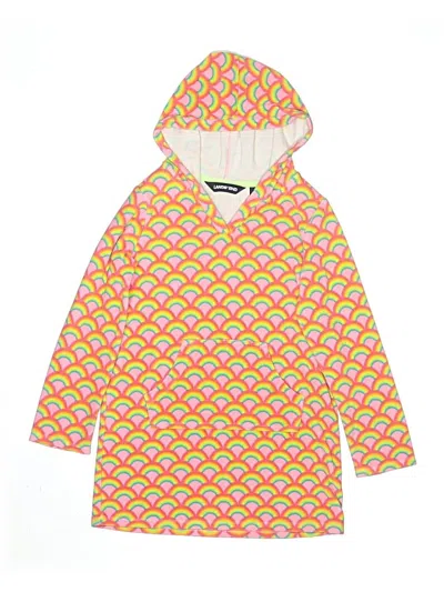 Pre-owned Lands' End Kids'  Poncho In Pink