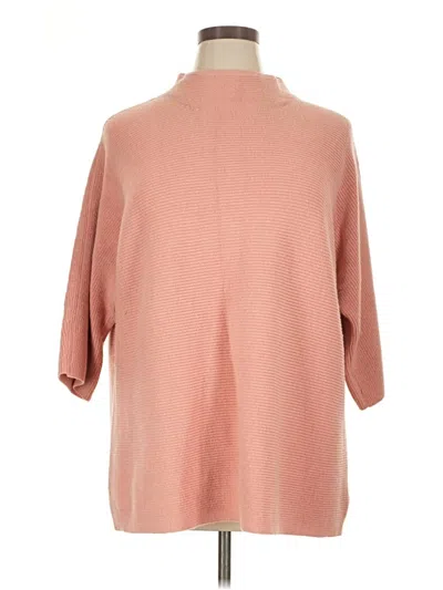 Pre-owned Lands' End Poncho In Pink