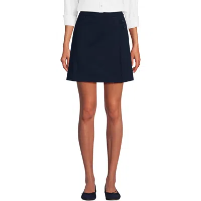 Lands' End Ponte A Line Skort Above The Knee In Blue