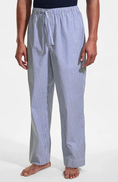 Lands' End Poplin Pajama Pants In Blue