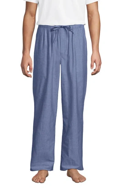 Lands' End Poplin Pajama Pants In Multi