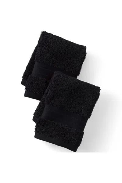 Lands' End Premium Supima Cotton 2-piece Washcloth Set In Multi