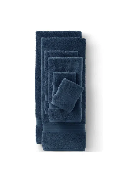 Lands' End Premium Supima Cotton 6-piece Bath Towel Set In Blue
