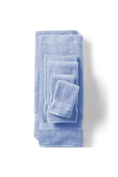 Lands' End Premium Supima Cotton 6-piece Bath Towel Set In Blue