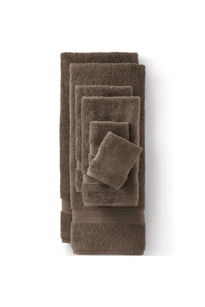 Lands' End Premium Supima Cotton 6-piece Bath Towel Set In Brown