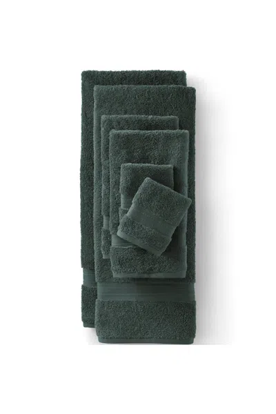 Lands' End Premium Supima Cotton 6-piece Bath Towel Set In Green
