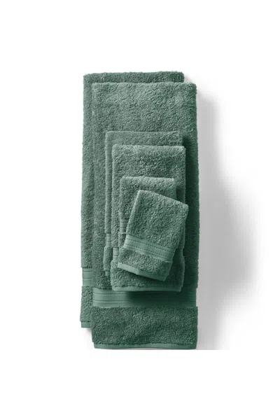 Lands' End Premium Supima Cotton 6-piece Bath Towel Set In Green
