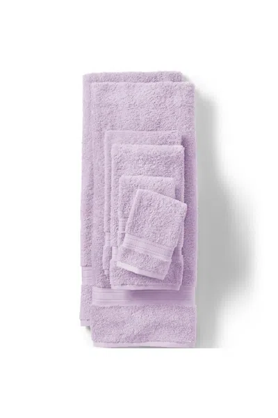 Lands' End Premium Supima Cotton 6-piece Bath Towel Set In Purple