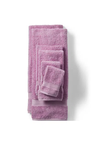 Lands' End Premium Supima Cotton 6-piece Bath Towel Set In Purple