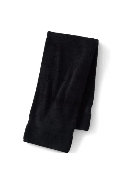 Lands' End Premium Supima Cotton Bath Sheet In Black