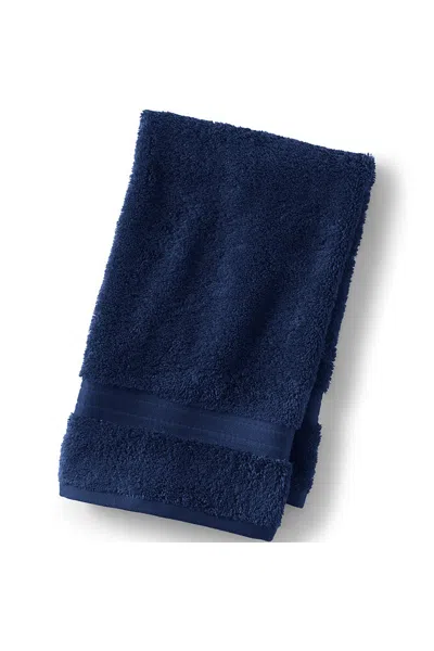 Lands' End Premium Supima Cotton Hand Towel In Blue