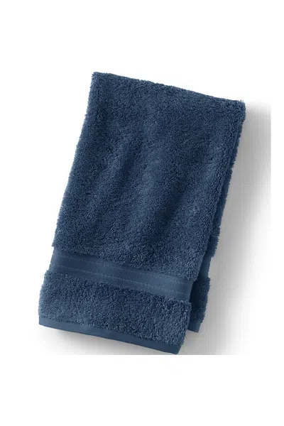 Lands' End Premium Supima Cotton Hand Towel In Blue